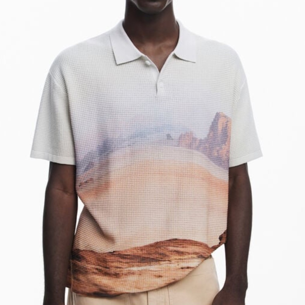 DESIGUAL LANDSCAPE T-SHIRT